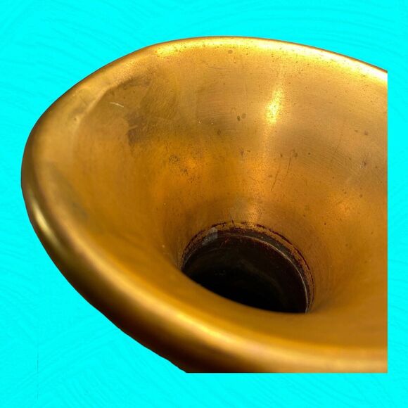 Vintage Asian Cloisonne Vase Bottle Bird Cherry Blossoms 9" Tall READ - Picture 6 of 11